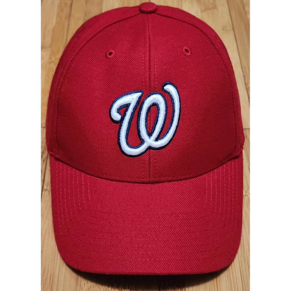 Washington Nationals Red Dad Hat Franchise Twins Enterprise OSFM MLB Baseball